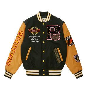 2026 Custom High Quality Baseball <b>Jackets</b> Men's Embroidered <b>Vintage</b> Unisex <b>Varsity</b> <b>Jackets</b> Baseball <b>Jackets</b> - Product Image 5
