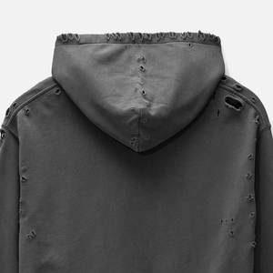 Sudadera Ligera con Aspecto Desgastado, Estilo Grunge, Mezcla de Algodón, Estilo Urbano - Product Image 2