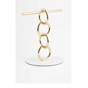 Objetos decorativos de Metal de hoja con Base de mármol, nuevo diseño de arte nórdico para decoración del hogar, accesorios de lujo, espacio de Navidad, venta al por mayor - Product Image 5