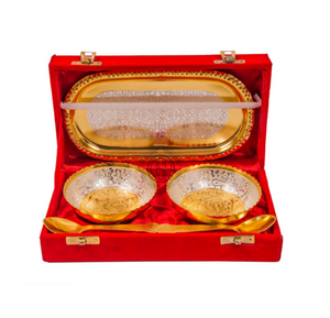 Cuenco decorativo para aperitivos y postres de bajo precio con cuchara y juego de bandejas para artículos de decoración del hogar con caja de terciopelo. - Product Image 2