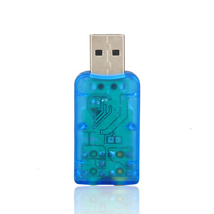 การ์ดเสียงภายนอก USB ระดับมืออาชีพ 5.1 แชนแนล อินเทอร์เฟซเสียงดิจิตอล 3 มิติ พร้อมไมโครโฟนสำหรับพีซีและแล็ปท็อป - Product Image 3