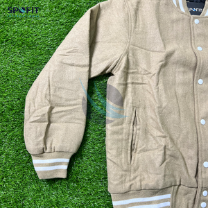 Chaqueta Universitaria Bordada con Logotipo Personalizado al por Mayor para Hombre, Chaqueta Bomber Letterman, Chaquetas de Béisbol de Talla Grande para Ropa Deportiva - Product Image 3