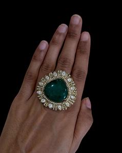 แหวนเพทายที่ทันสมัยสำหรับเด็กผู้หญิงแหวนเพชรแฟนซีหรูหราแหวนสวมนิ้วแฟนซีสำหรับงานปาร์ตี้และงานแต่งงาน - Product Image 3