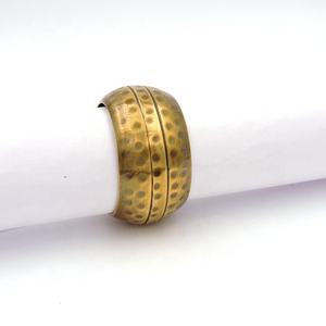 Juego de servilleteros de Metal de latón con forma de servilleteros elegantes, Decoración de mesa elegante, comedor moderno, decoración del hogar, uso de fiesta hecho a mano - Product Image 5