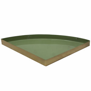 Plateau de service au design de luxe couleur rouge Design moderne plateau de service en métal en fer pour ustensiles de cuisine décoratif pour la maison fait à la main - Product Image 3