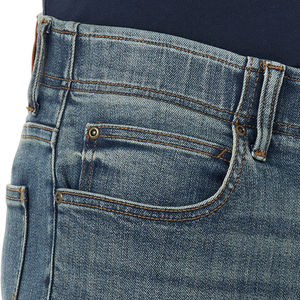 กางเกงยีนส์2025สำหรับผู้ชายกางเกงทรงสลิมฟิตกางเกงยีนส์ขาตรงระบายอากาศได้ดีขายส่งจากโรงงาน - Product Image 5