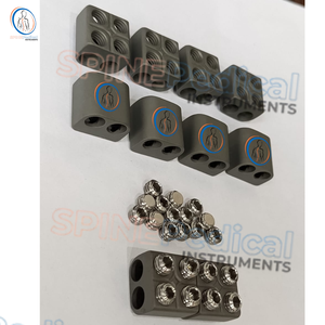 Pakistan-Gemaakte Titanium Offset <span class=keywords><strong>Domino</strong></span> Connector Voor Wervelkolom Fixsatie Chirurgische Instrumenten Basis - Product Image 4
