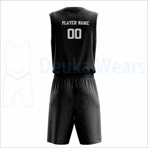 Uniforme de basketball personnalisable à faible MOQ, imprimé par transfert thermique, 100% polyester, été, séchage rapide, respirant, col en V, vêtements d'entraînement - Product Image 6