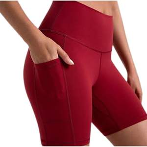 Qualité supérieure Shorts de yoga personnalisés pour femmes avec poche latérale sans couture taille haute Scrunch Butt Lift pour femmes - Product Image 6