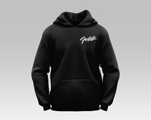 Sweat à capuche unisexe de luxe en coton ouaté surdimensionné, style hip hop à épaules tombantes pour impression personnalisée - Product Image 1