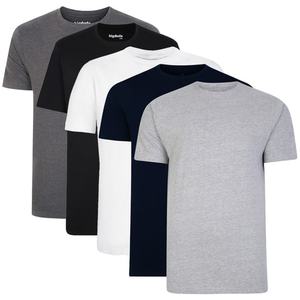 Camiseta Casual Extra Grande de Calidad, Diseño de Logotipo Personalizado, Patrón Sólido, Logotipo Personalizable - Product Image 4