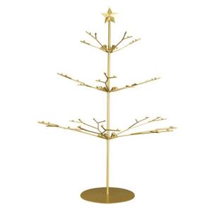 Árbol de Navidad de Metal con Acabado Dorado, Adorno Decorativo PARA EL Hogar y el Jardín, Artesanía de Metal, Aspecto Único, Arte de Navidad Artificial A LA Moda - Product Image 1