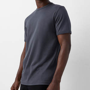 เสื้อยืดผ้าฝ้ายเนื้อมารูนแบบมาตรฐานและเมอริโนเสื้อแบบออแกนิกทรงหลวม - Product Image 3