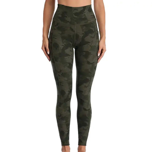 Nuevos Leggings de Mezclilla para Mujer al por Mayor, Estilo OEM, Ropa Deportiva, Cintura Media, Secado Rápido, Teñido Anudado, Cómodos Pantalones de Yoga, Logotipo Personalizado - Product Image 2