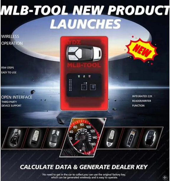 2024 Car Key Programmer KYDZ MLB Tool - Universal Solution