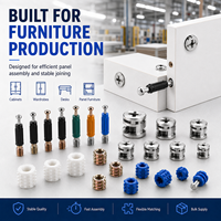 Connecteur en fer réglable 3-en-1 pour quincaillerie de meubles et armoires sur mesure, prix de gros