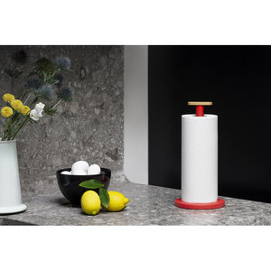 ที่ใส่กระดาษไม้สีแดงคุณภาพระดับพรีเมียมสำหรับเครื่องครัวสำหรับตกแต่งโต๊ะดีไซน์สไตล์โมเดิร์นสำหรับบ้านและเครื่องครัว - Product Image 2