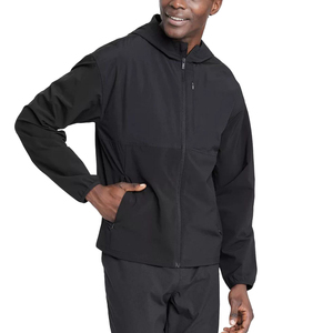 Veste coupe-vent imperméable pour homme, vêtements de sport d'extérieur, fermeture éclair, 100% polyester léger, vestes d'extérieur - Product Image 4