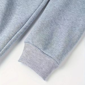เสื้อฮู้ดซิปมีซิปสำหรับผู้ชายผ้าคอตตอน GSM ผ้าคอตตอนปักลาย - Product Image 4