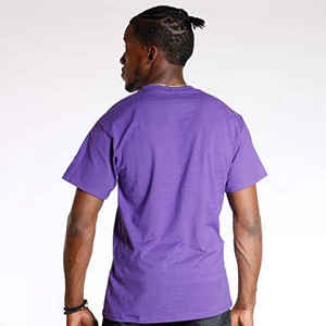 Top qualité hommes 100% coton T-Shirt O cou à manches courtes grande taille couleur différente T-Shirt pour hommes - Product Image 3