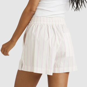 Women's Shorts Summer Sports Wear Breathable Cotton Fabric Casual Adjustable <b>Waistband</b> <b>Elastic</b> Trousers Shorts for Women - Product Image 4