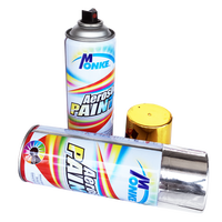 Peinture chromée pigmentée métallique Monke Special 400 ml pour roues en acier inoxydable, effet miroir, application par pulvérisation, revêtement liquide
