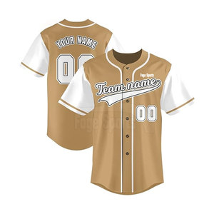 Vêtements de sport réversibles en gros Maillot de baseball 100% polyester Design personnalisé Maillot de baseball - Product Image 1