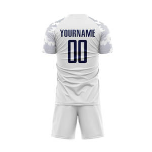 Respirant personnalisé Sublimation conception à manches courtes 100% Polyester maillot de football vêtements de sport vêtements de football hommes uniformes de football - Product Image 3