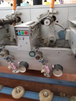 Bobine Cylindrique Fadis RPV-R – Enrouleur Manuel de Précision à 36 Broches, 700 m/min, Calibre de Broche 400 mm, Bobine 74 mm, 380 V
