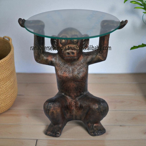 Tốt Nhất Bán Thiết Kế Sáng Tạo Hiện Đại Truyền Thống Cổ Thủy Tinh Kim Loại Khỉ Cơ Sở Bên Bảng Tuyệt vời Nhà Sống Phòng Ngủ Giá - Product Image 5