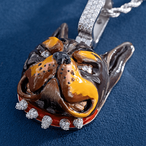 Colgante Personalizado para Hombre, Chapado en Oro, Estilo Hip Hop, con Diamantes de Imitación CZ - Product Image 3