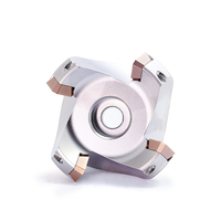 Tête de fraise à chanfreiner à 45 degrés Nc, tête de fraise KM12, diamètre 50 63 80 100 125 mm, acier