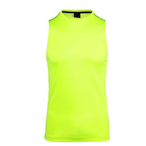 Camisetas sin mangas deportivas informales para hombre, camisas musculares de secado rápido, tela de punto transpirable, decoración bordada, fabricación de etiquetas personalizadas - Product Image 5