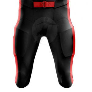 Uniforme de fútbol americano de color liso de diferentes estilos, cómodo uniforme de fútbol americano de secado rápido - Product Image 4