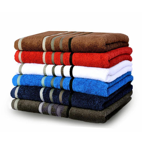 Serviettes de bain d'hôtel en coton 100% de haute qualité, couleur personnalisée, serviettes en stock - Product Image 6