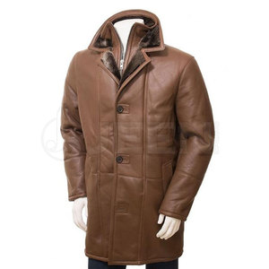 Precio al por mayor abrigo de piel de oveja hecho a medida hombres abrigo de piel de oveja para la venta de buena calidad - Product Image 1