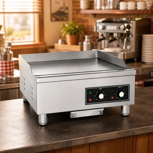 Commercial Electric Flat Top Griddle 5.4kW 220V Countertop for Cafe Diner Breakfast Bacon <b>Egg</b> Kitchen - Product Image 1