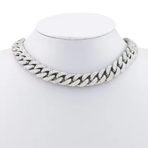 Direct Factory Supply Hip hop Cuban <b>Chain</b> Sterling <b>Silver</b> Gold Plated Fine <b>Chains</b> <b>Necklaces</b> <b>for</b> <b>Men</b> - Product Image 1