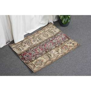 Alibaba Exclusif Vintage Tapis Turc 180cm X 220cm Grande Surface Classique Beige Rouge Patchwork Design Laine Matériel Latex Support - Product Image 3