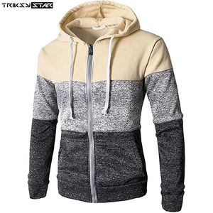 Sudaderas con capucha y cremallera hechas a medida para hombre 100% algodón Impresión digital Alta calidad Moda de invierno Bajo MOQ Opciones - Product Image 3