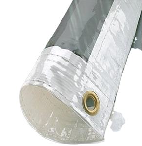 Bâche en PE Premium Durable, Écologique, Anti-UV, Résistante à l'Eau, Coupe-Vent, Robuste, pour Auvent Extérieur, Bleu/Orange Uni - Product Image 5