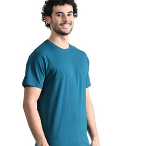 Camiseta de Manga Corta para Hombre, 100% Algodón, Talla Estadounidense, Alta Calidad, Ideal para Uso Casual, Impresión de Logotipo Personalizado Disponible, Directo de Fábrica - Product Image 2