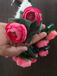 Tubéreuse et renoncule fleur tentures décoration murale événement fête décor à la maison mariage scène toile de fond Festival Temple décors - Product Image 3