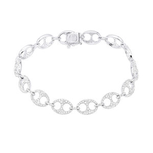 Bracelets et Bracelets fins VVS1 Bracelets de tennis en diamant Moissanite Vente chaude Pass Testeur de diamants Bracelet en diamant glacé - Product Image 3