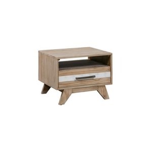Table basse en bois au design moderne de marque SOHO avec 2 tiroirs meubles de salon à bas prix en chêne massif/pin/acacia - Product Image 1