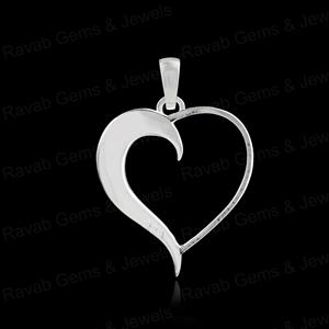 Colgante de Plata de Ley 925 de la Mejor Calidad, Chapado en Oro de 22K, con Bisel en Forma de Corazón de 20mm, Semimontado para Resina o Cenizas - Product Image 2