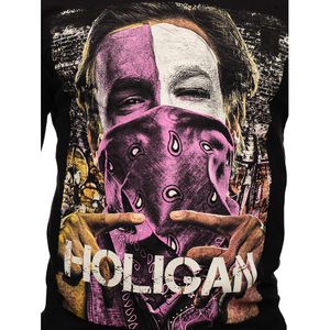 เสื้อสตรีทแวร์ลำลองแขนยาวสีดำพิมพ์ลายโพลีเอสเตอร์/ผ้าฝ้ายสำหรับผู้ชาย - Product Image 6