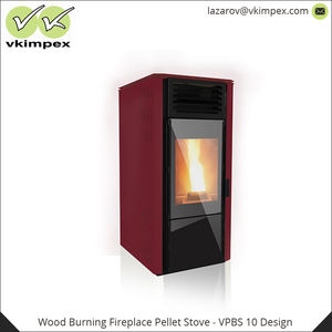Poêle à granulés pour cheminée à bois de 10kw, Design moderne, efficacité de chauffage, avec veste d'air, au meilleur prix - Product Image 2