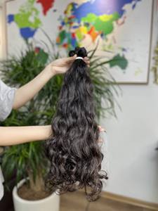 Cabello de trama de alta calidad Onda de agua Cabelo Humano Bundle 100% Cabello humano sin procesar teje paquetes Fábrica de Vietnam - Product Image 2