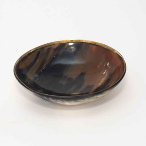 Bol à salade en corne de buffle polie écologique moderne, artisanal, nouveau design, plat pour les fêtes par saniya handicraft - Product Image 3